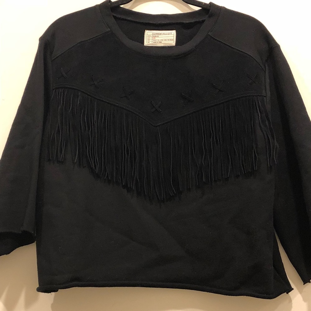 Current/Elliott Real Suede Popover NWT